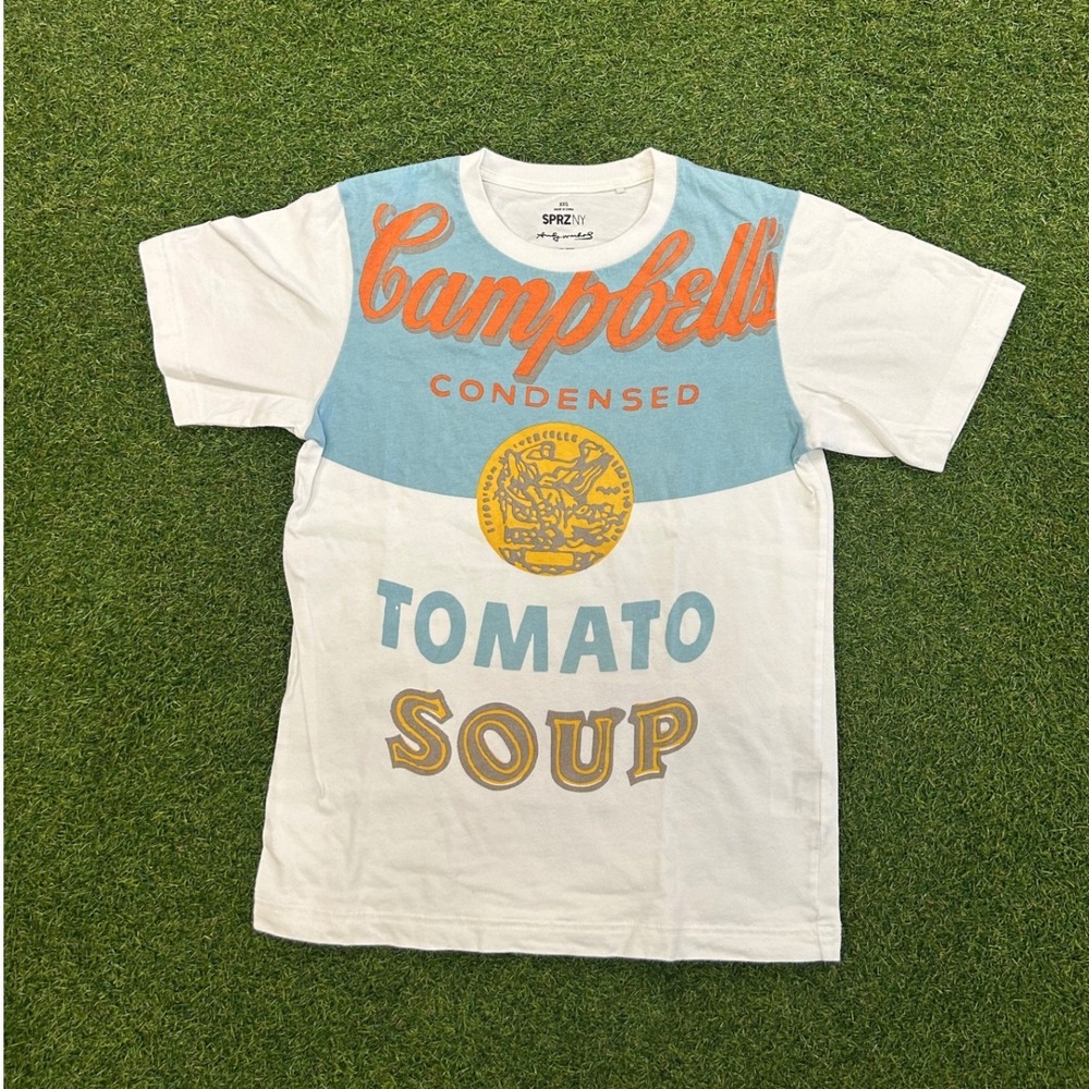 Uniqlo SPRZ NY Andy Warhol Campbells Tomato Soup Graphic T-Shirt White XXS